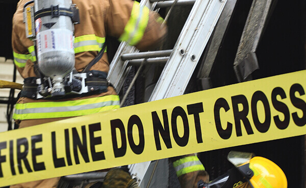 fire line barricade tape